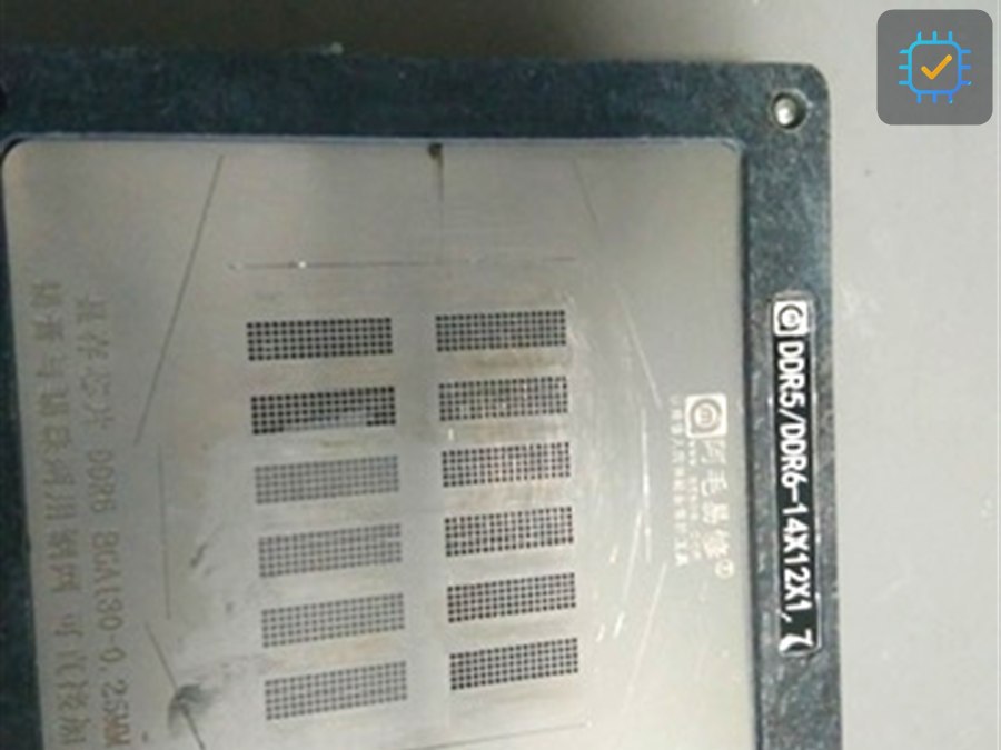 BGA-Lötschablonen-Set für DDR5/DDR6-Speicherchips